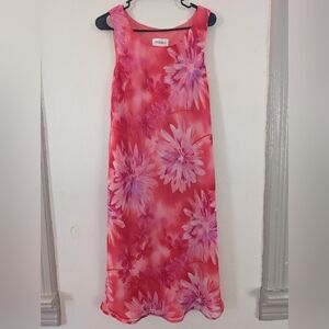 Studio Y2K Pink Floral Midi Dress